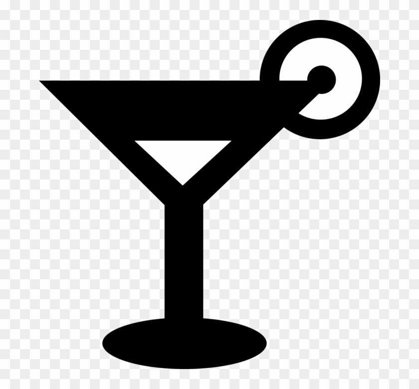 Vector Illustration Of Alcohol Beverage Cocktail Beverage - Classic Cocktail Clipart