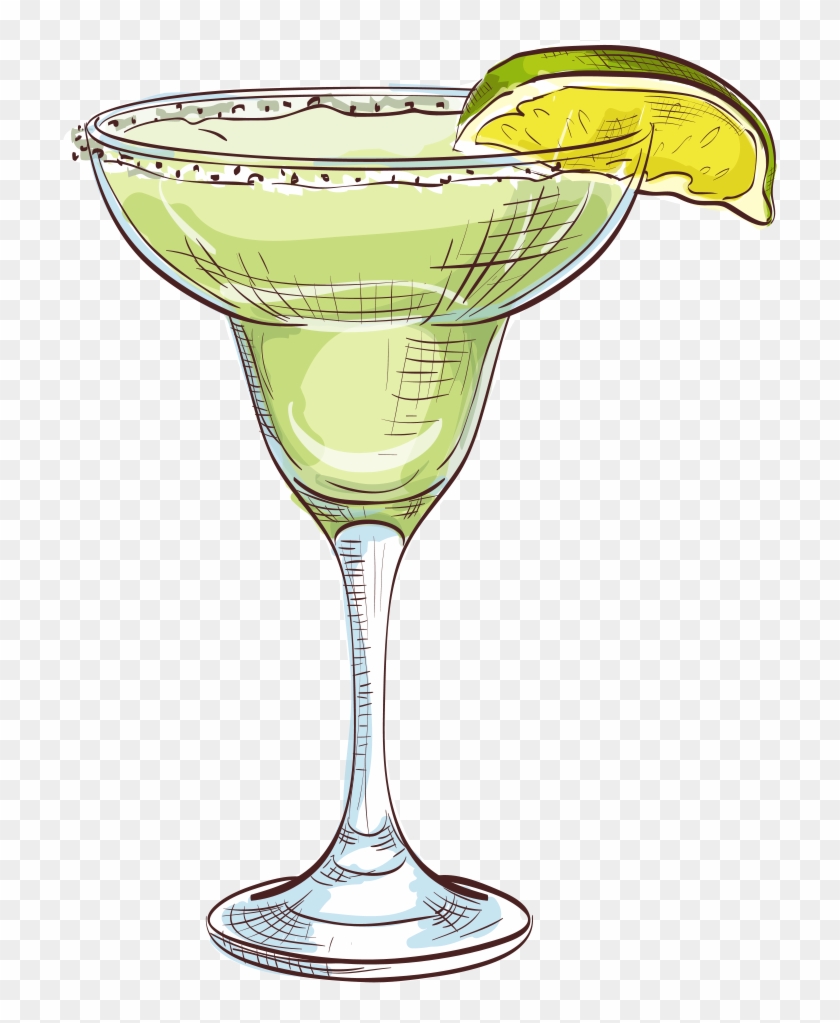 Vector Margarita Martini Juice Transprent Png Free - Cartoon Margarita Drink Png Clipart