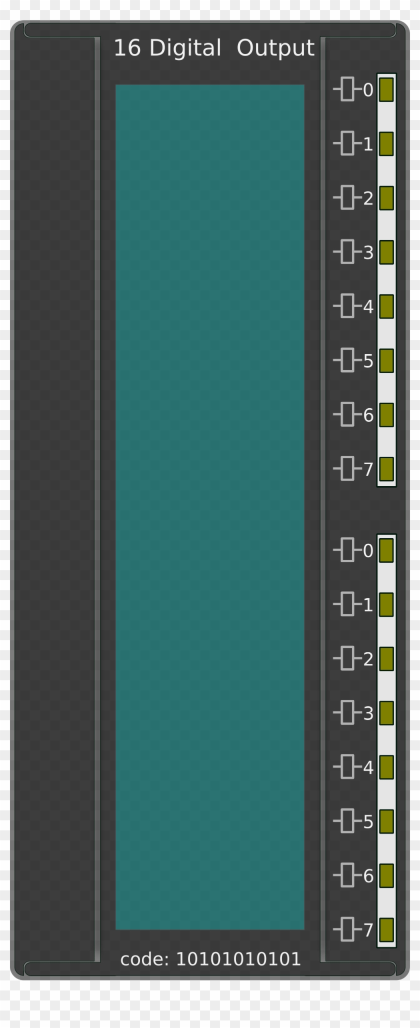 This Free Icons Png Design Of Plc 16 Digital Output - Plc Clipart Transparent Png