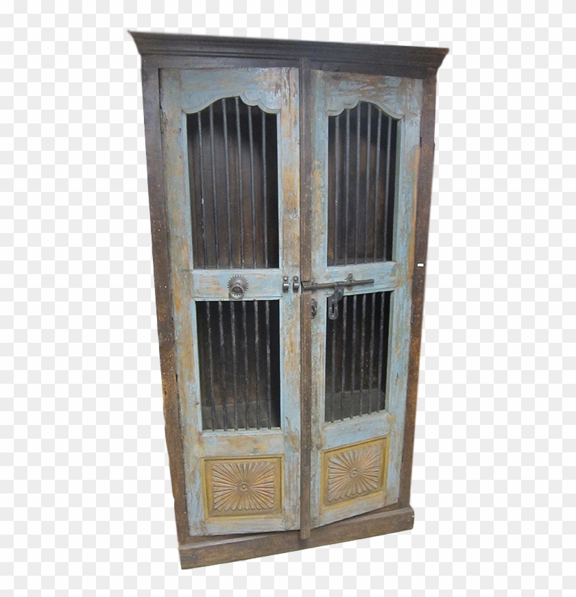 Iron Bar Cabinet - Cupboard Clipart