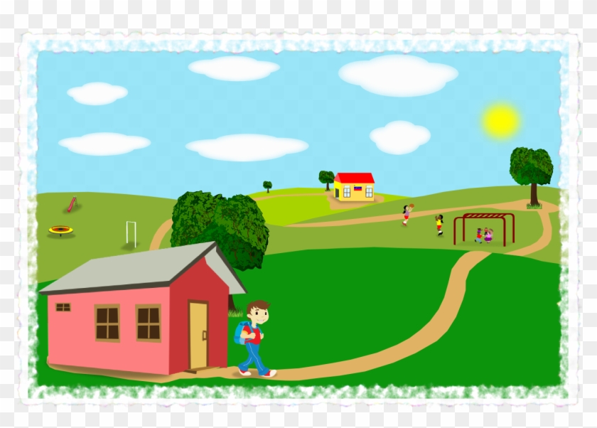 Fondo-paisaje Clipart
