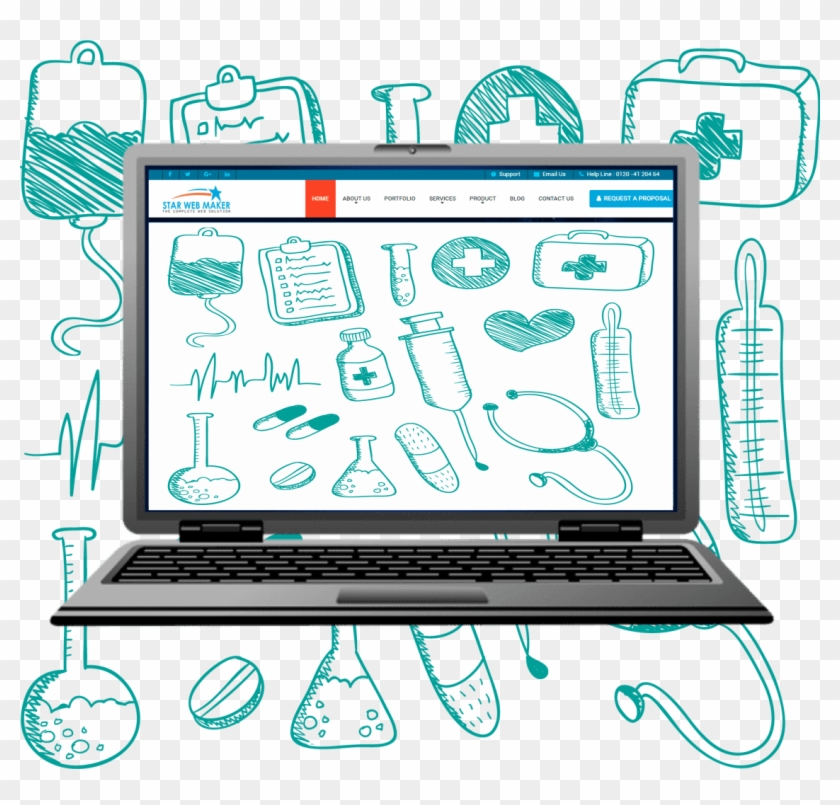 Health Portal - Desenhos De Instrumentos Medicos Clipart #3796352