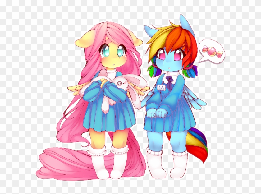 Fluttershy, Food, Hnnng, Mare, Pegasus, Pigtails, Plushie, - Cartoon Clipart #3796534