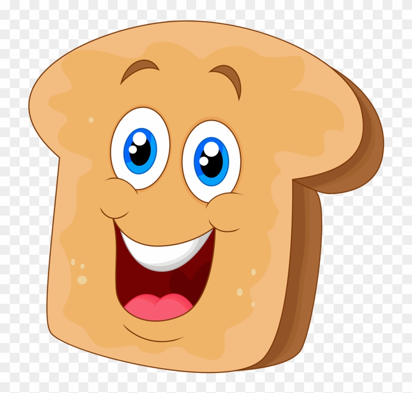 Фотки Dibujos Graciosos, Dibujos Animados, Disfraces - Bread Clipart Face - Png Download #3797318