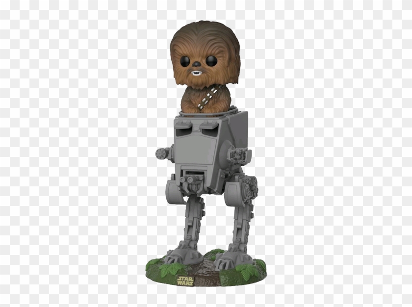 Chewbacca In At-st Pop Deluxe Vinyl Figure - 889698270236 Clipart #3797462
