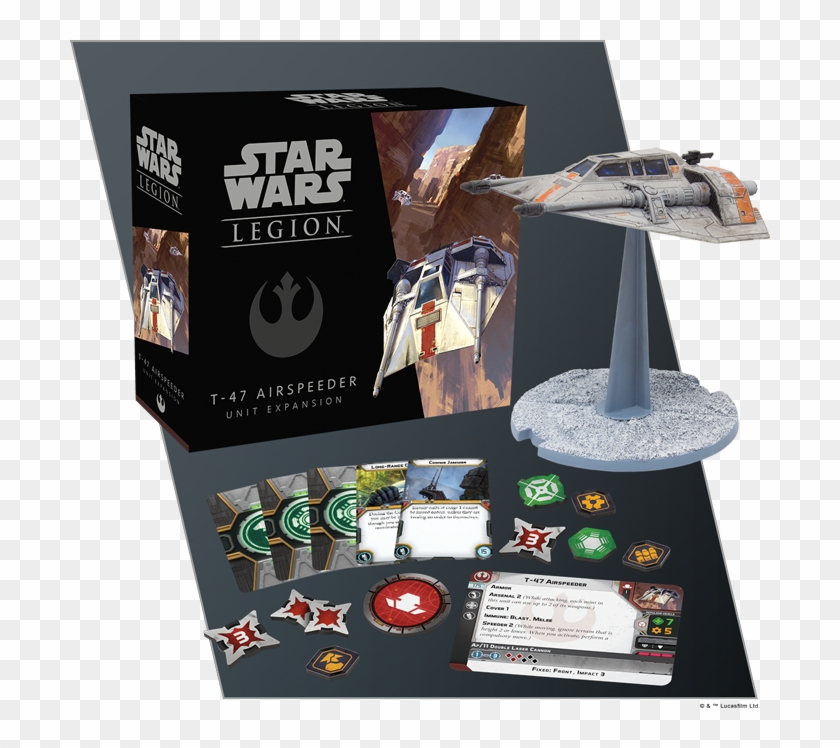 Like The At St For The Imperial Forces, The T 47 Airspeeder - Star Wars Legion Expansion Clipart