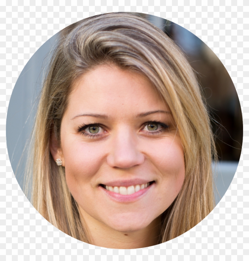 Kyla Face Circle Straight - Blond Clipart #3797883