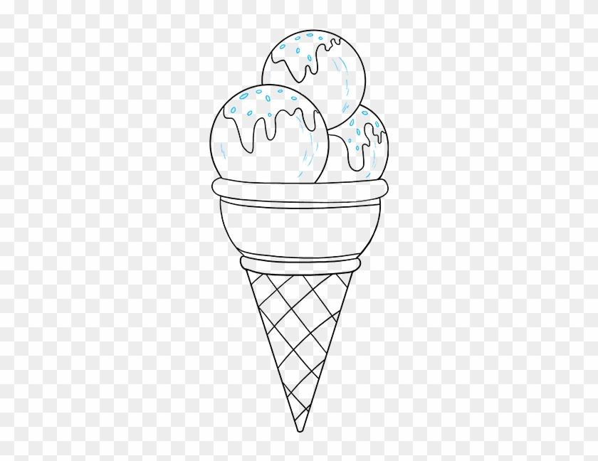 How To Draw Ice Cream - Drawings Of Ice Cream Clipart