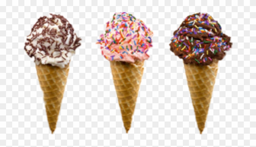 Ice Cream In Cones Clipart #3798621