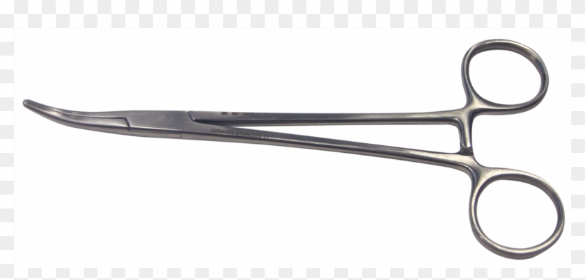 Schnidt Tonsil Forcep Ring Handle, Curved, Serrated, - Scissors Clipart