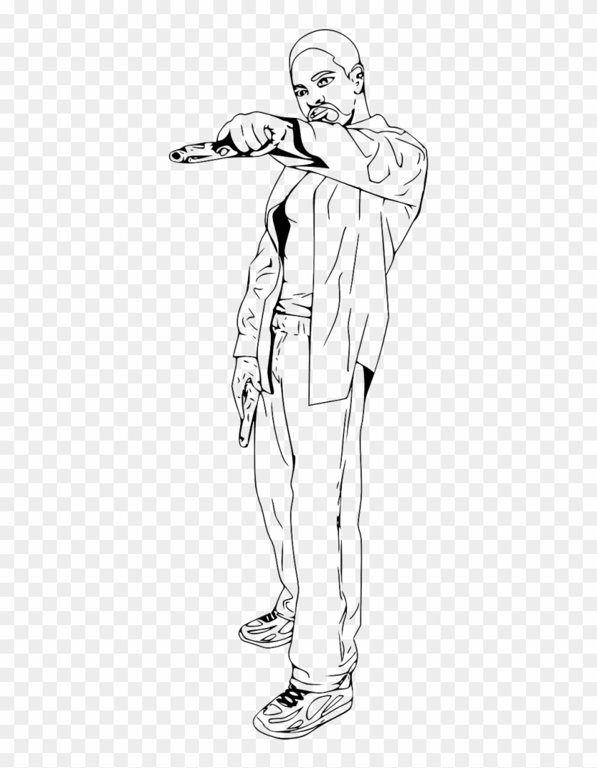 Gambar Kartun Bawa Pistol Clipart