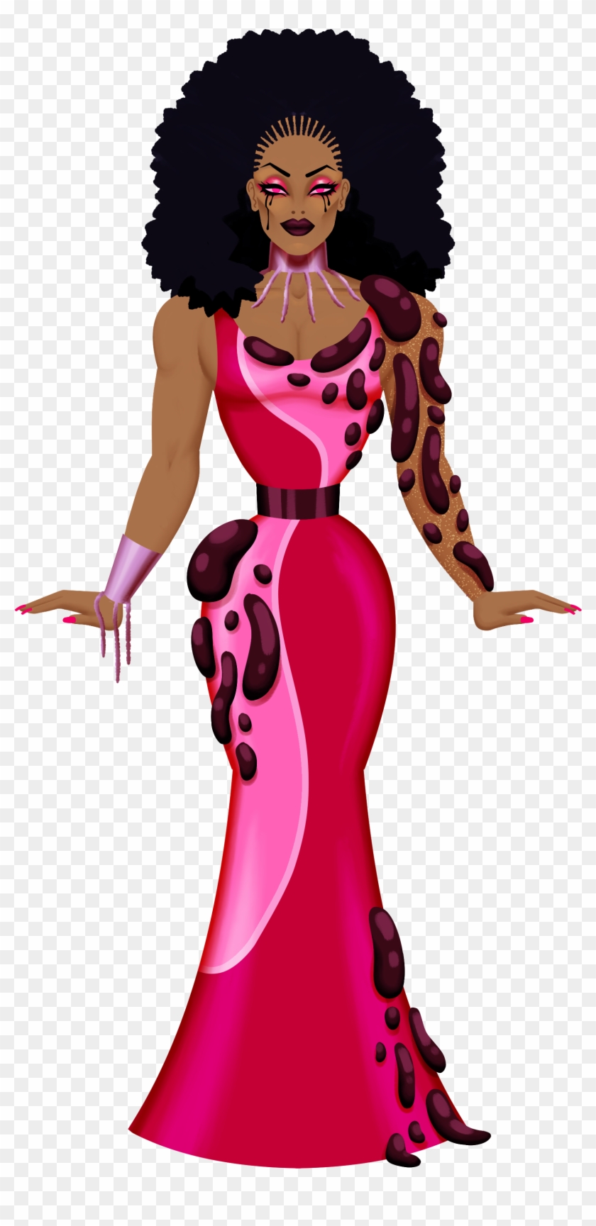 Miyu Moon, All The Way From Harajuku - Illustration Clipart #3799250