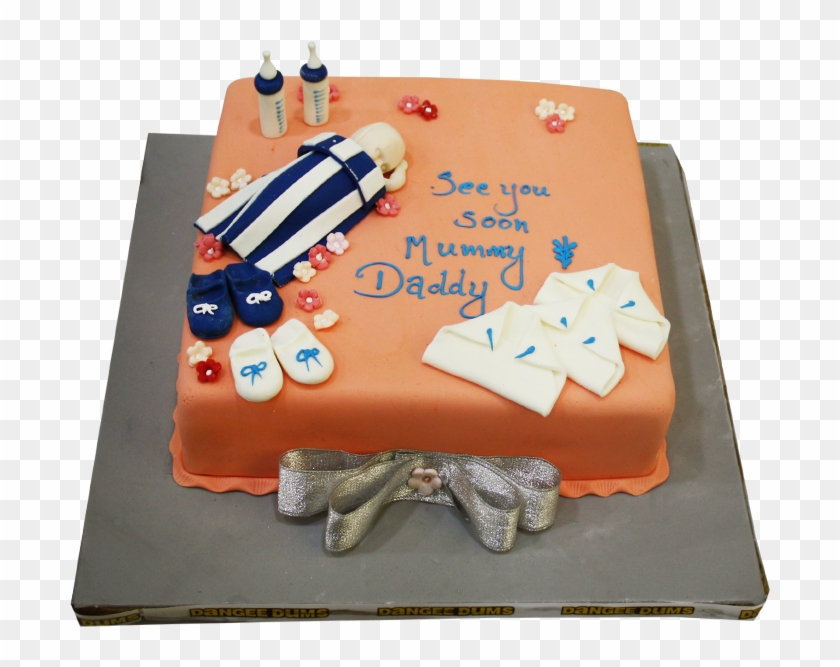 Baby Shower Cake - Birthday Cake Clipart #3799396
