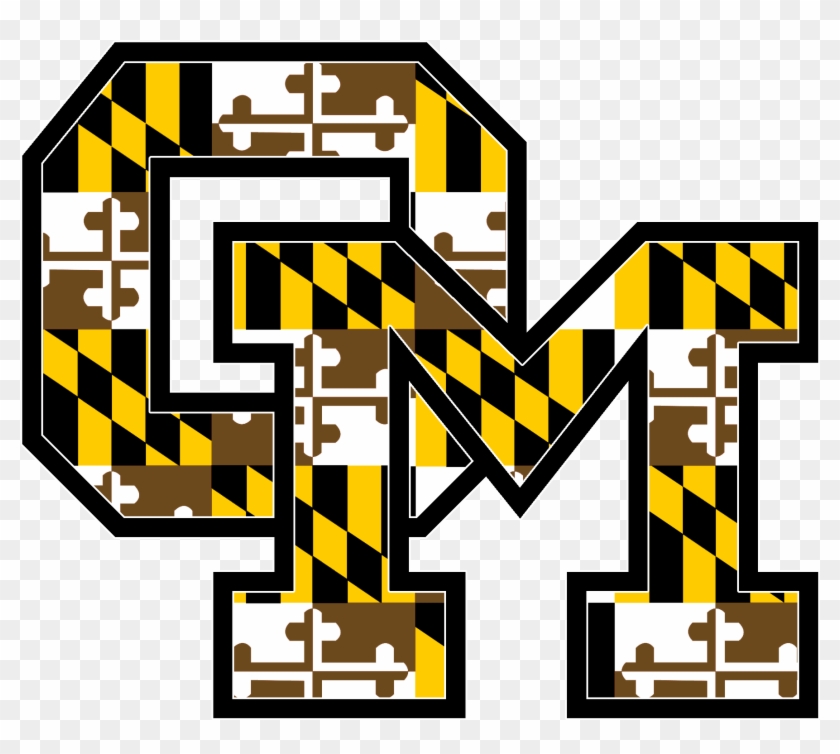 Owings Mills High School - Maryland State Flag Clipart
