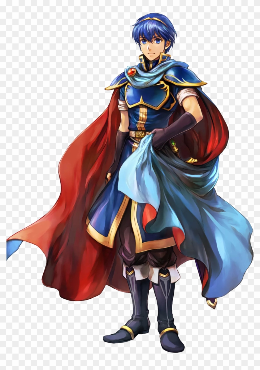Are The Mario Females The Only Ones Re-designed In - Marth Fire Emblem Heroes Clipart