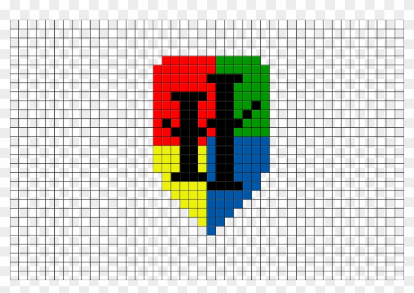 Pixel Art Harry Potter Grid Clipart