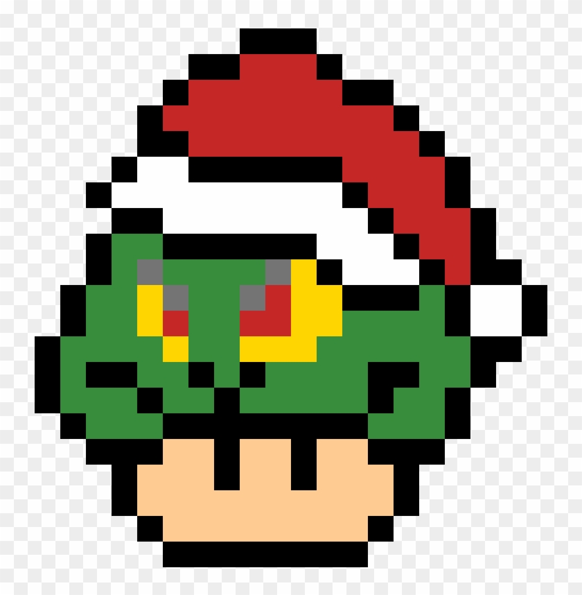 Grinch Mushroom - 1 Up Mushroom Super Mario World Clipart