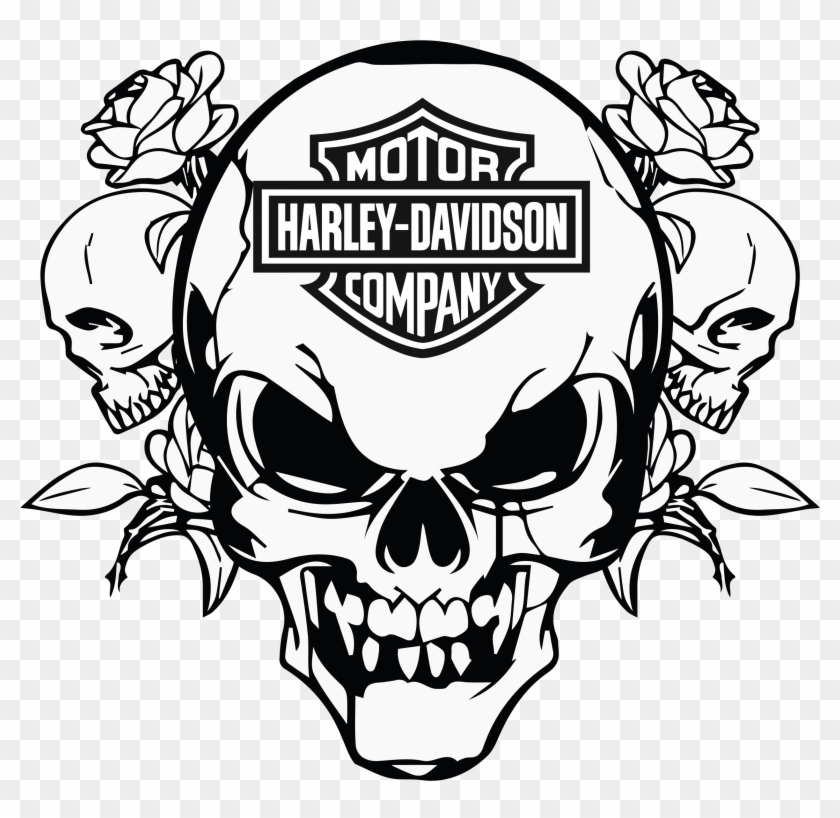 R Sultat D Images Pour Patterns Free - Harley Davidson Skull Svg Clipart