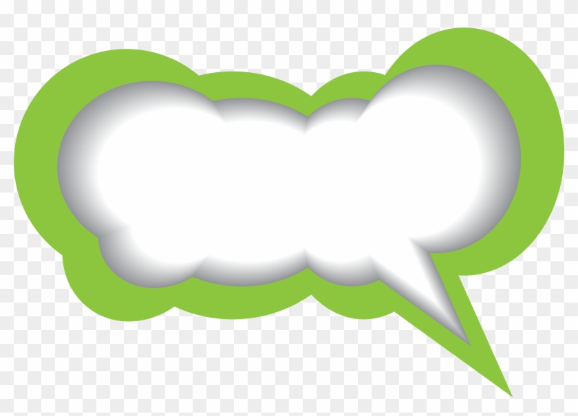 Free Png Download Speech Bubble Green White Clipart - Speech Bubble Green Png Transparent Png #380380