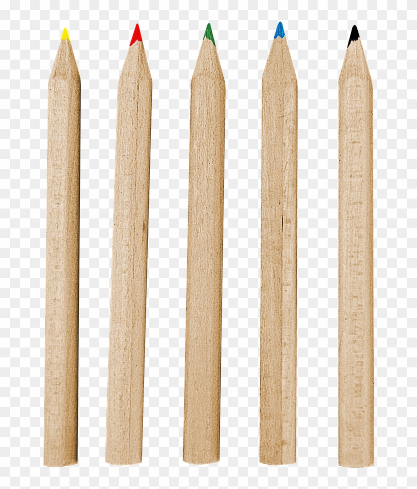 Colored Pencils Wooden Pencils Pencils - Wooden Pencils Png Clipart #380429