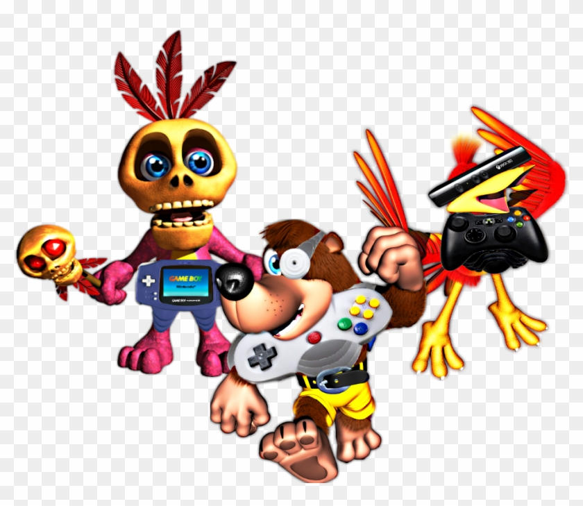 Banjo-kazooie By Dressing The Cast Up In The Consoles - Banjo Kazooie Clipart