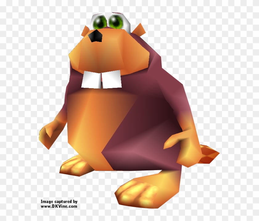 Mildly Gnawty - Banjo Kazooie Gnawty Clipart