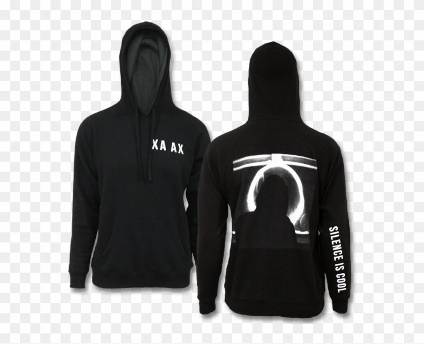 Silence Is Cool Hoodie - Cool Hoodie Clipart