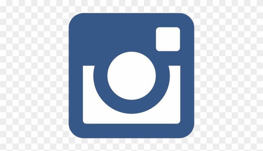 Instagram Logo Png Transparent Find Us On - Instagram Logo Png Blue Clipart #381273