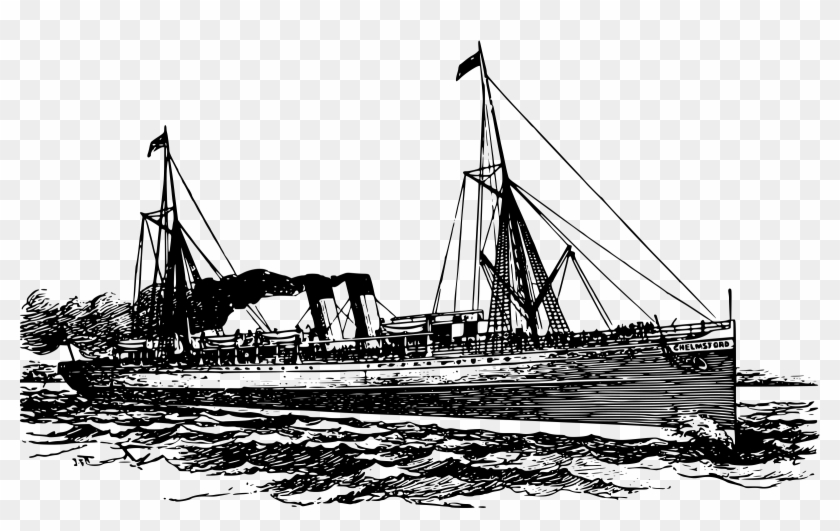 This Free Icons Png Design Of Steam Ship Clipart