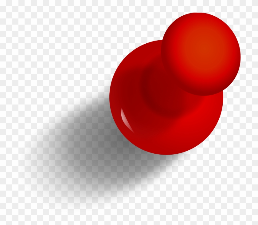 Push Pin Clip Art , Png Download - Push Pin Clipart Transparent Png  (#381490) - PikPng