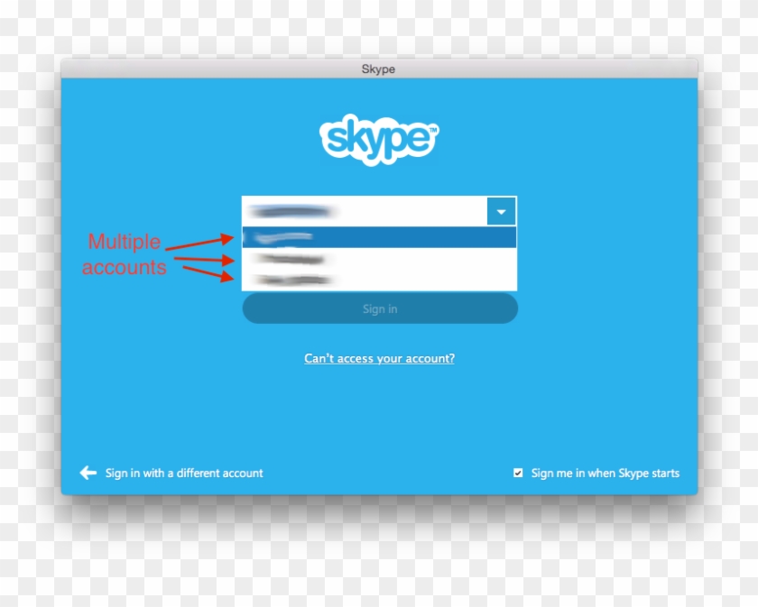 Skypeacc1 - Skype Start Screen Clipart