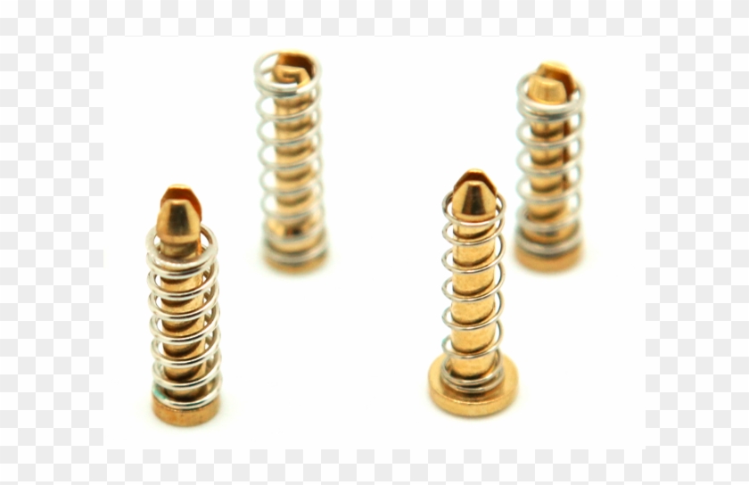 Accessories / Copper Push Pins With Compression Springs - Brass Clipart