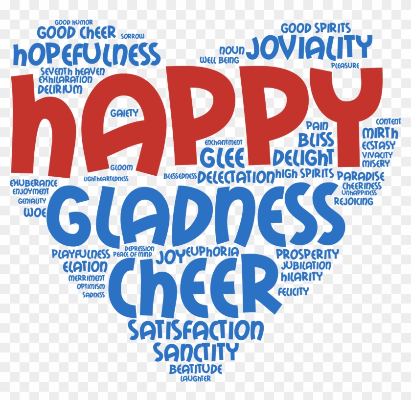 Jpg Transparent Download Joyful Heart Typography Big - Joyful Heart Clipart