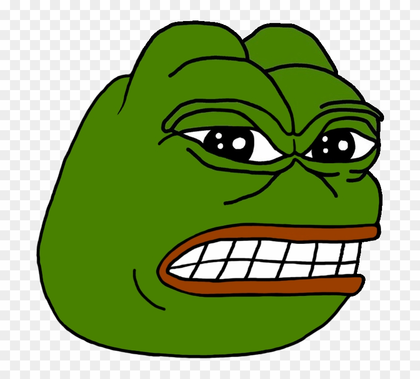 768 X 768 19 - Angry Pepe Png Clipart