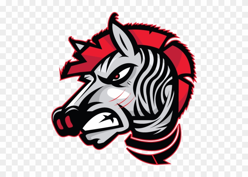 Zebra Mascot Logo Clipart