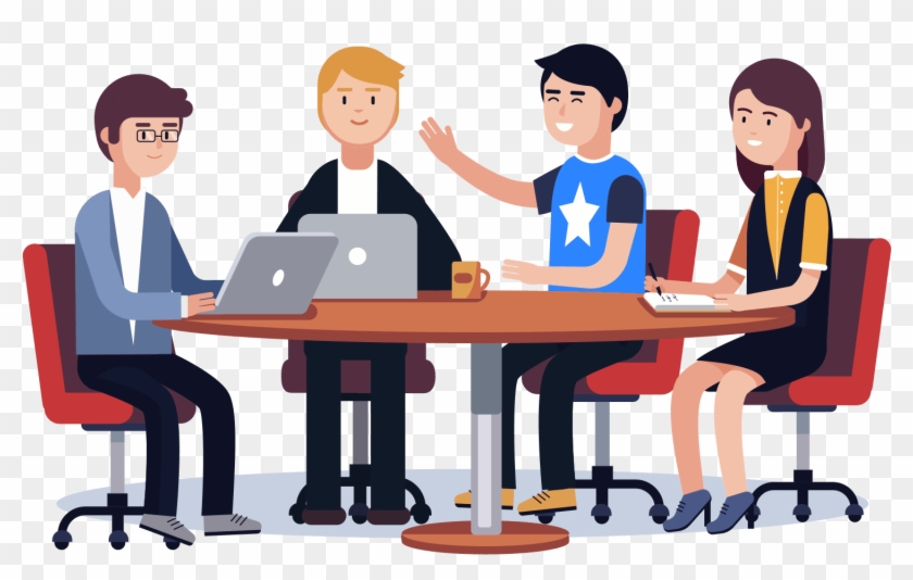 Find Jobs With Growing Companies And Do Great Work - Agile Meeting Clipart #382231