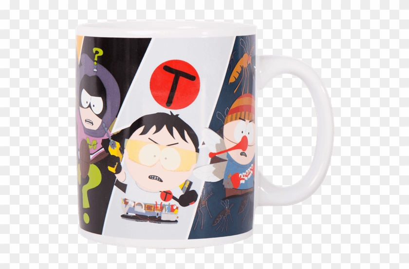 The Fractured But Whole Superheroes Mug - Cartoon Clipart