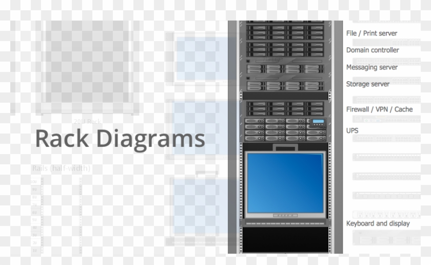 Banner Freeuse Download Rack Diagrams Hardware Diagram - Typical Server Rack Layout Clipart