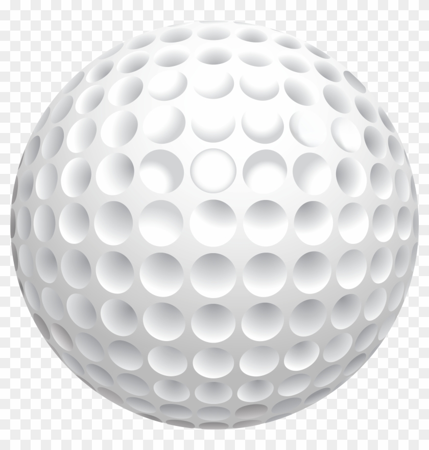 Golf Ball Vector Clipart - Golf Ball Vector Png Transparent Png #382465
