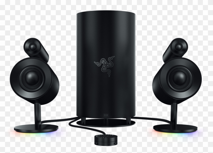 Razer Unveil Chroma-lit Nommo Gaming Speakers - Razer Nommo Chroma Subwoofer Clipart