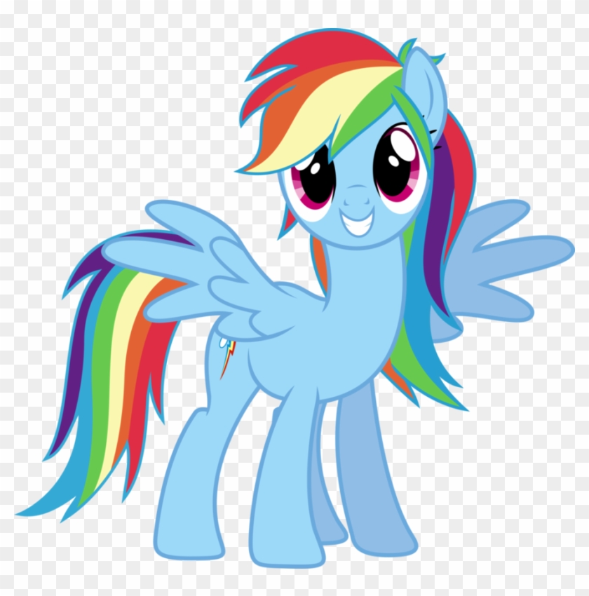 Rainbow Dash Images Rainbow Dash Hd Wallpaper And Background - Rainbow Dash Long Hair Clipart