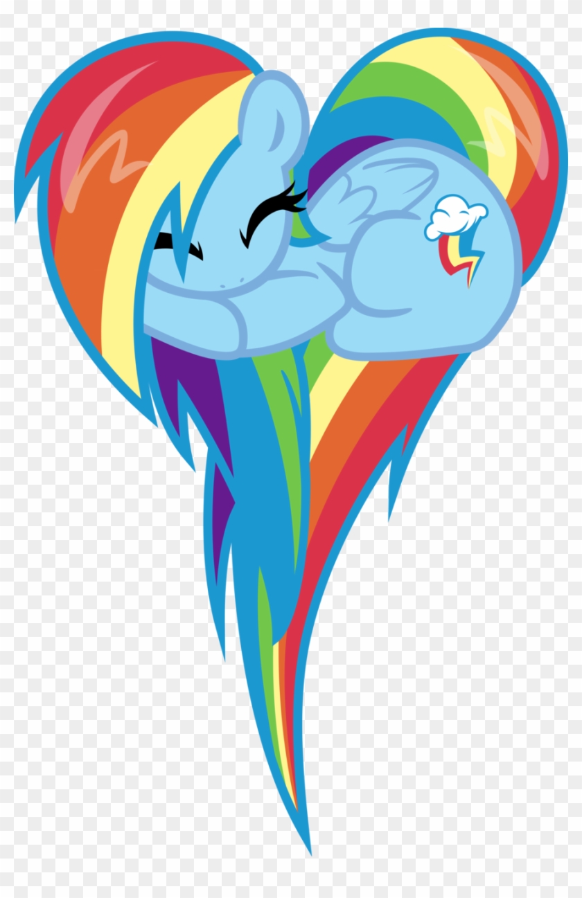 Rainbow Dash Wallpaper - My Little Pony Rainbow Dash Herz Clipart #382683
