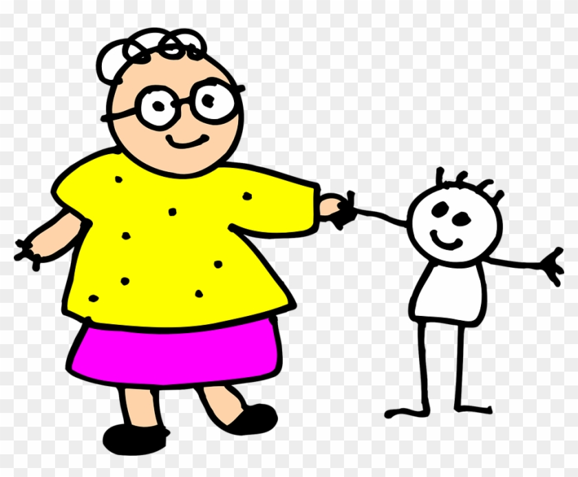 Grandma-304292 960 720 - Grandma And Me Drawing Clipart #382946