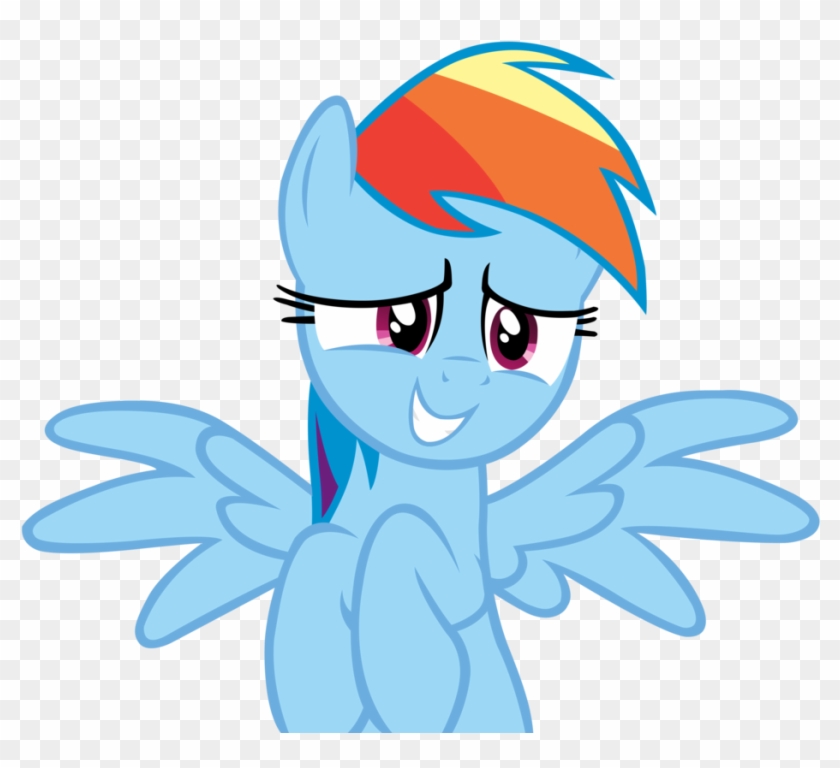 141kib, 948x842, Rainbow Dash - Rainbow Dash Sad Smile Clipart