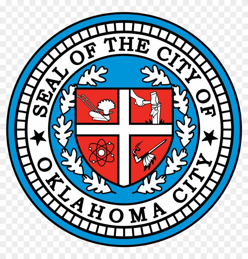 Official Seal Of Oklahoma City, Oklahoma - City Of Oklahoma City Logo Clipart
