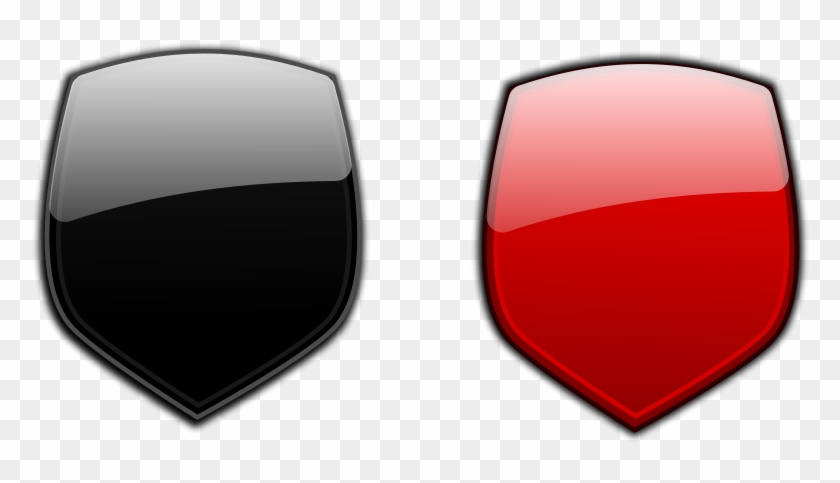 Shield Clip Art Black - Png Download