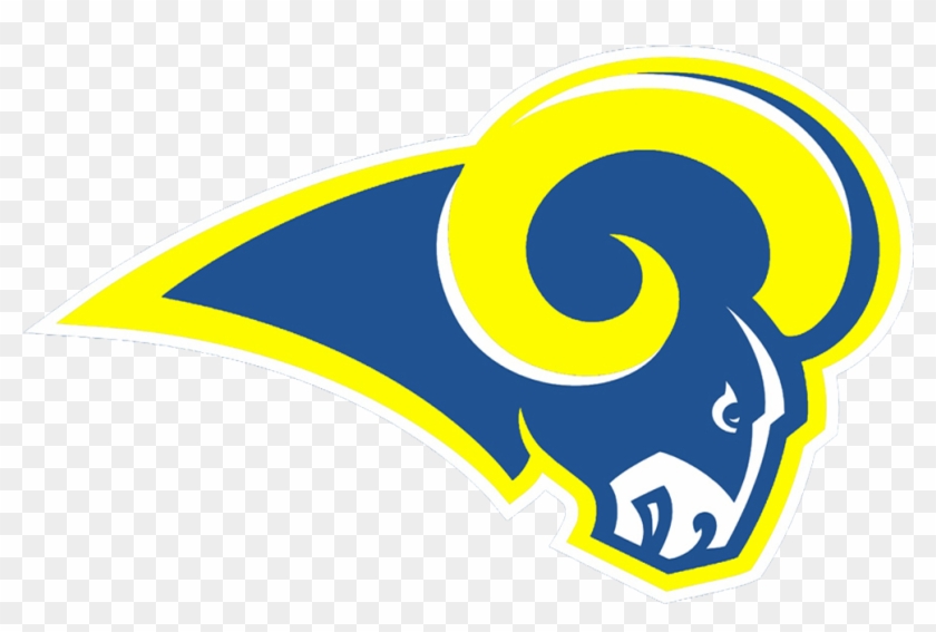 The Lakeside Rams And The Hot Springs Trojans Are All - Rams Blue And Yellow Logo Clipart #383442