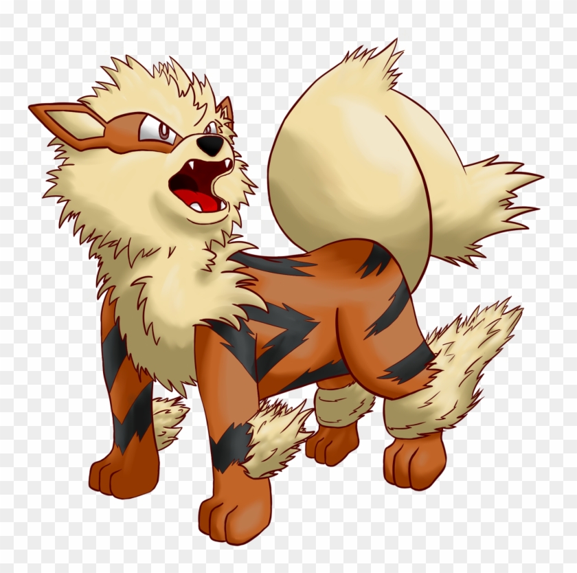 A Arcanine Y Distintas Pruebas De Estilo El Tercero Clipart #383580