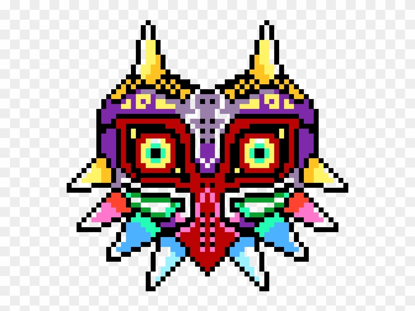 Majoras Mask 8 Bit - Pixel Art Zelda Majora's Mask Clipart #383583