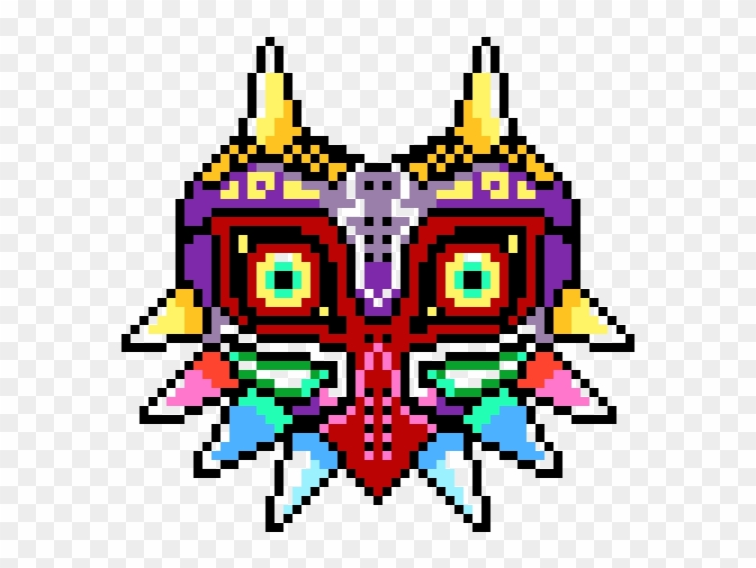 Majoras Mask 8 Bit - Pixel Art Zelda Majora's Mask Clipart